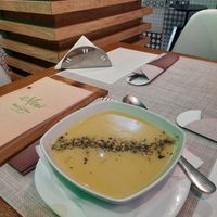 Soup changes - this time zucchini at Plant Power in Novi Sad