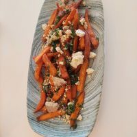 Crispy sweet potato & tofu dish 680 RSD at Plant Power in Novi Sad