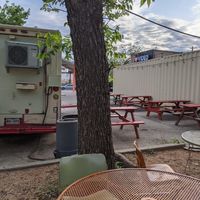 Outdoor seating at LIU at Lick It Up - Spider House in Austin