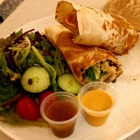 Tofu wrap at Cedele - Raffles City in Central Singapore