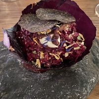 Rotkohl-Rote Beete Risotto  #Veganuary at ANOAH in Zurich