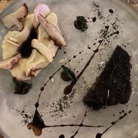 Sellerie Schnitzel mit Katoffelpuree und Topinambur  #Veganuary at ANOAH in Zurich