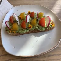 Avo toast at Plantiful - Plant-based Cafe in Bangkok