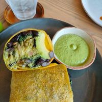 Pumpkin Burrito at Plantiful - Plant-based Cafe in Bangkok