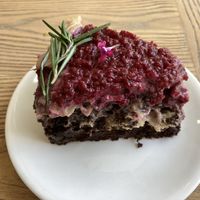 PB&J cake at Plantiful - Plant-based Cafe in Bangkok