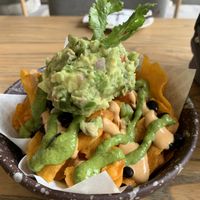 Sweet potato nachos 10/10  at Plantiful - Plant-based Cafe in Bangkok