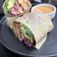 BBQ tempeh burrito  #Veganuary at Plantiful - Plant-based Cafe in Bangkok