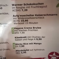 Vegan Deserts at Stern in Villach