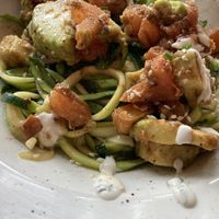 Zucchini noodles  at Stern in Villach