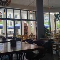 Indoor seating at Stern in Villach