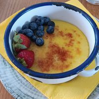 Creme brulee at Stern in Villach