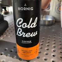 Orange flavored cold brew at Stern in Villach