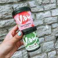Raspberry ripple, mint choc chip 🍦  at Kiosk in Lyme Regis