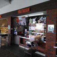 Stall front at Origanics 启点 - Vegetarian - NUS The Deck in Northeast Singapore