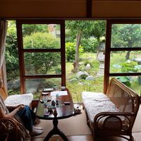 View from our table at Hana Uta in Matsugasaki