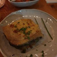 Vegan moussaka at Rodos in Leiden