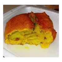 Potato Puff (cross section) at Taste of India in Garden City