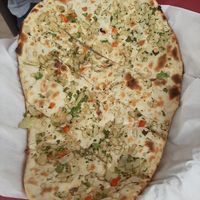 Naan with pepper and onion - confirmed vegan at Namaste in Peniscola