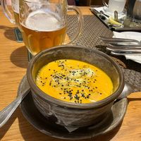 Pumpkin soup  at Hotel Sněžka in Spindleruv Mlyn