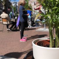 Outside seating at 30ml in Amsterdam