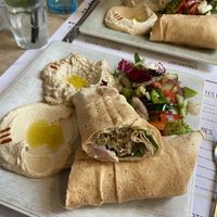 falafel wrap  at Street Beirut in Nyon