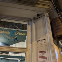 Store front at Gelateria Pichler in Budapest