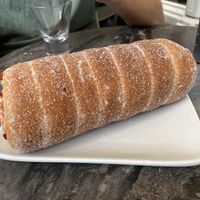 Cake with jam   at Gelateria Pichler in Budapest