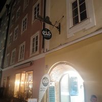 Cozy streets at Eis Greissler in Salzburg