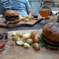 Vegan burgers! at Peperoncino in Sibenik