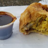 Veggie Samosa at Food Belly in Corsicana