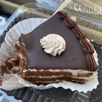 Chocolate cake (light/fluffy and delicious)  at Toluca Bakery and Cafe in Los Angeles