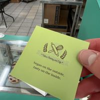 Business card!😄 at Toluca Bakery and Cafe in Los Angeles