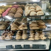 Refrigerated case  at Toluca Bakery and Cafe in Los Angeles