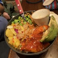 vegane Bowl  at Egon Tromsø in Tromsoe