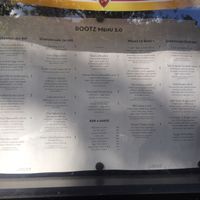 menu as of early October 2016 at Rootz in Berlin