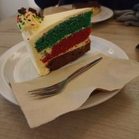 Xmas layer cake at Lucifer Lives in Brussels