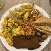 Vegan hangover breakfast  at Lucifer Lives in Brussels