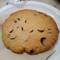 Chocolate chip cookie at Lucifer Lives in Brussels