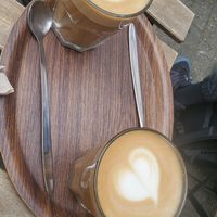 Very good latte at Lucifer Lives in Brussels