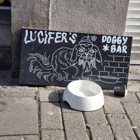 Doggy bar at Lucifer Lives in Brussels