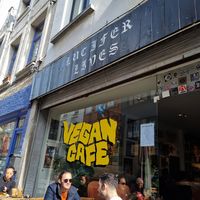 Outside at Lucifer Lives in Brussels