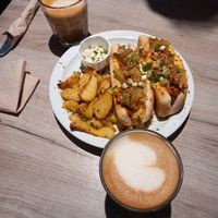 Brunch and lattes at Lucifer Lives in Brussels
