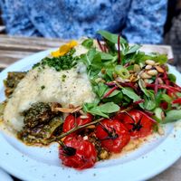 Lasagne with spinach at Lucifer Lives in Brussels