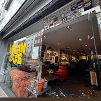 Shop front at Lucifer Lives in Brussels