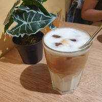 Iced coffee at Lucifer Lives in Brussels