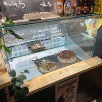 Counter with cakes at Lucifer Lives in Brussels
