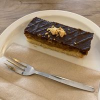 Vegan millionnaire shortbread at Lucifer Lives in Brussels