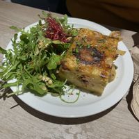 Quiche (even if it look more like a gratin)  at Lucifer Lives in Brussels