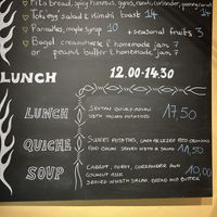 menu  at Lucifer Lives in Brussels