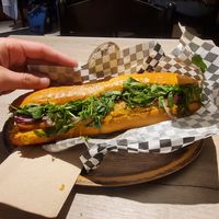 Sandwich (gros!) at Lucifer Lives in Brussels